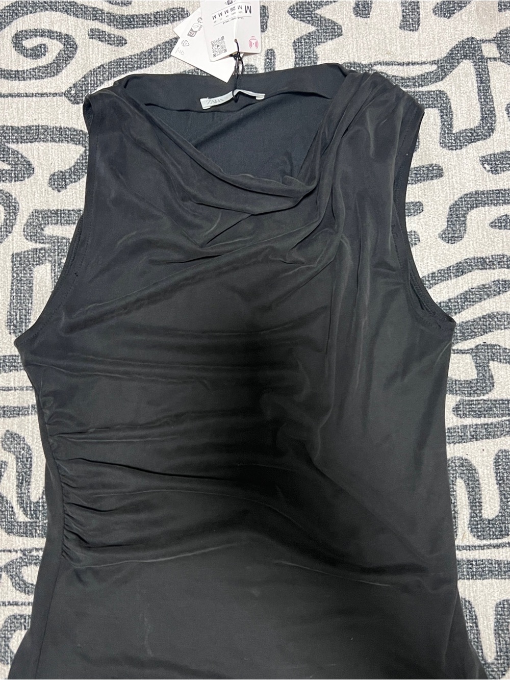 Zara draped tank top
